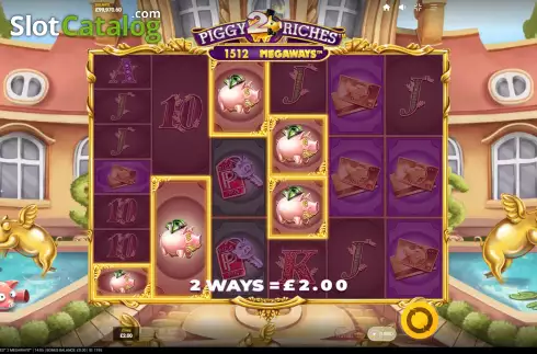 Скрин5. Piggy Riches 2 Megaways слот