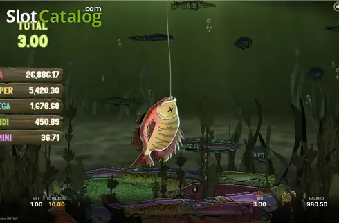 Скрин3. Rabid Randy Gone Fishing слот