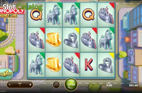 Скрин2. Monopoly Money Line слот
