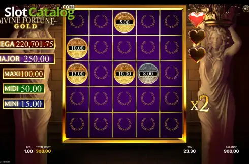 Скрин3. Divine Fortune Gold слот