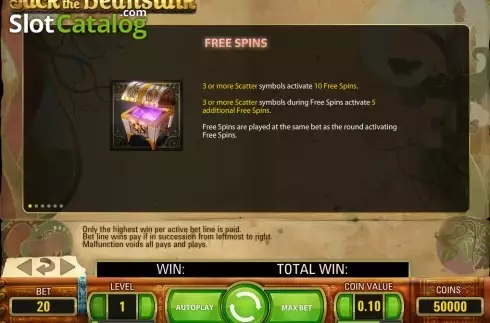 Скрин7. Jack and the Beanstalk (NetEnt) слот