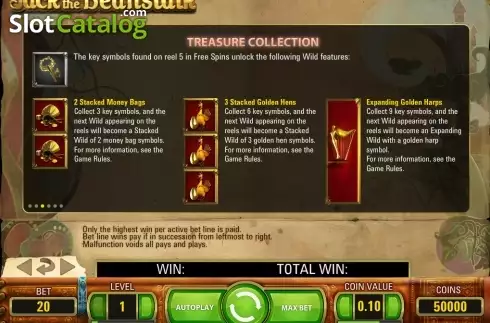 Скрин9. Jack and the Beanstalk (NetEnt) слот