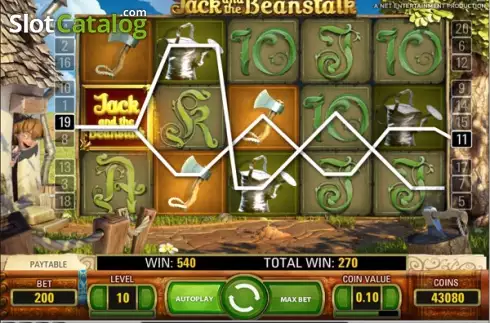 Скрин4. Jack and the Beanstalk (NetEnt) слот