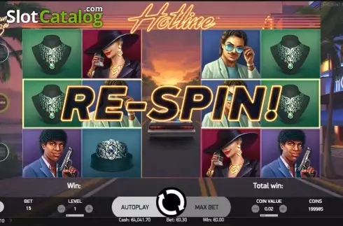 Скрин9. Hotline (NetEnt) слот