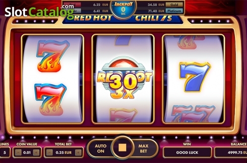 Скрин2. Red Hot Chili 7's слот