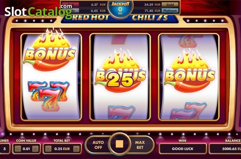 Скрин3. Red Hot Chili 7's слот