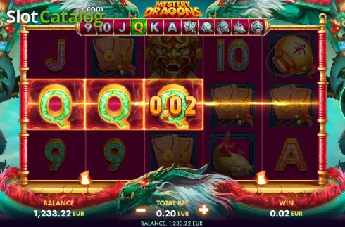 Скрин3. Mystery Dragons слот