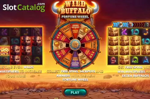 Скрин2. Wild Buffalo Fortune Wheel слот