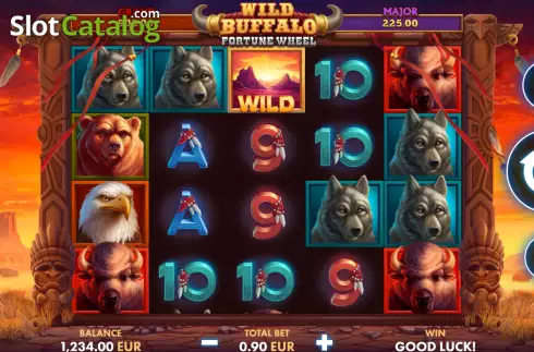 Скрин3. Wild Buffalo Fortune Wheel слот