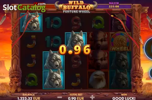 Скрин4. Wild Buffalo Fortune Wheel слот