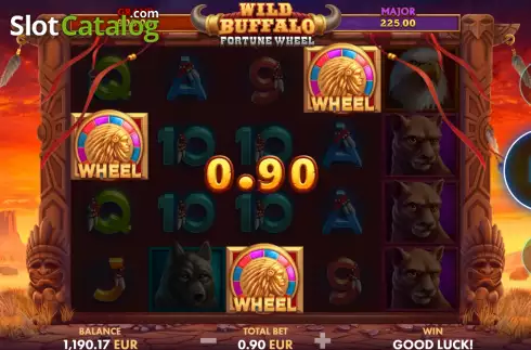Скрин6. Wild Buffalo Fortune Wheel слот