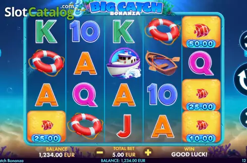 Скрин2. Big Catch Bonanza слот