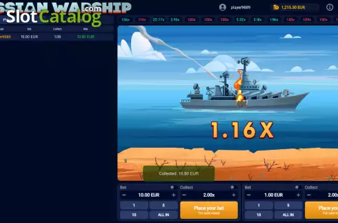 Скрин3. Russian Warship слот