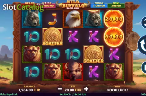 Скрин3. Wild Buffalo: Rapid Link слот