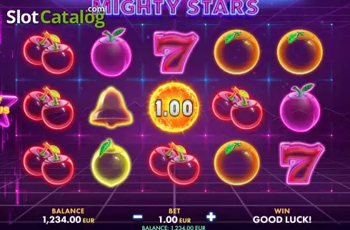Скрин2. Mighty Stars слот