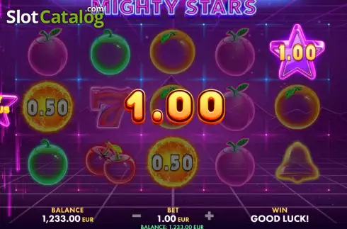 Скрин3. Mighty Stars слот