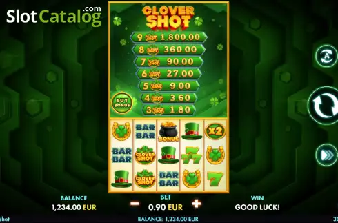 Скрин2. Clover Shot слот