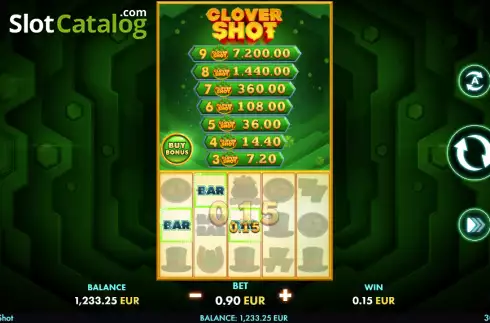 Скрин3. Clover Shot слот