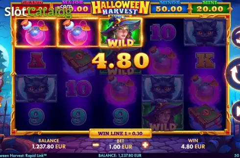 Скрин3. Halloween Harvest: Rapid Link слот