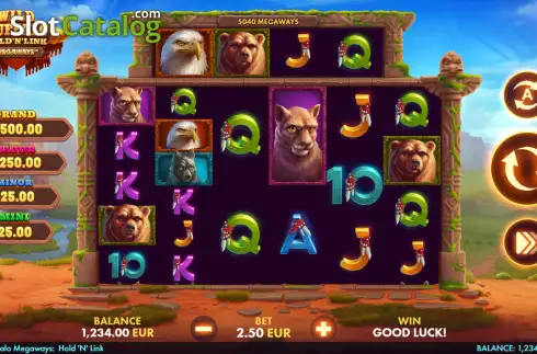 Скрин2. Wild Buffalo Megaways: Hold 'N' Link слот