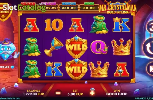 Скрин2. Mr. Crystalman: Hold 'N' Link слот