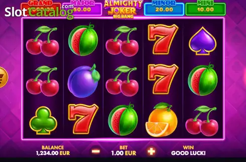 Скрин2. Almighty Joker: Big Bang слот