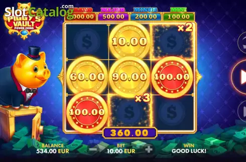 Скрин3. Piggy's Vault: Power Coins слот