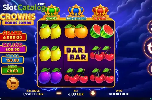 Скрин2. 3 Crowns: Bonus Combo слот
