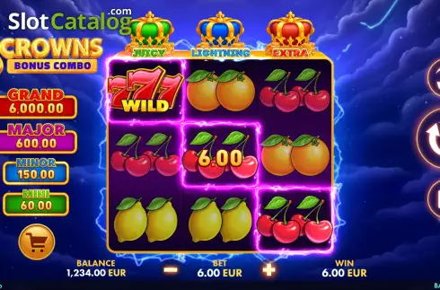 Скрин3. 3 Crowns: Bonus Combo слот