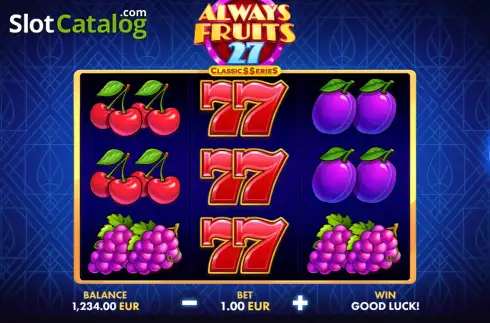 Скрин2. Always Fruits 27 - Classic Series слот
