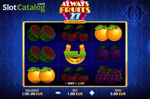 Скрин3. Always Fruits 27 - Classic Series слот