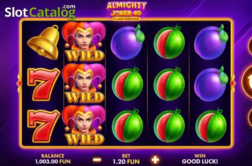 Скрин2. Almighty Joker 40: Classics Series слот
