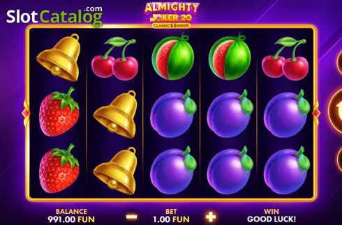 Скрин2. Almighty Joker 20: Classics Series слот