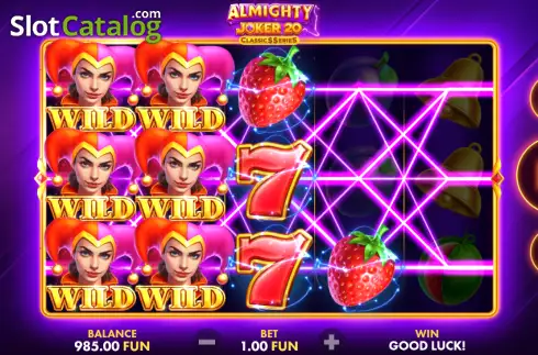 Скрин3. Almighty Joker 20: Classics Series слот