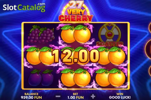 Скрин3. 27 Very Cherry - Classic Series слот