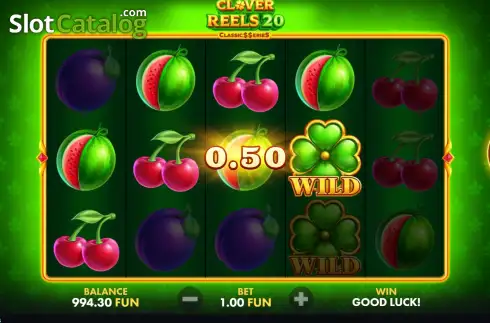 Скрин3. Clover Reels 20: Classics Series слот