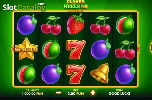 Скрин2. Clover Reels 40: Classics Series слот