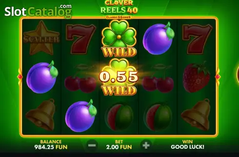 Скрин3. Clover Reels 40: Classics Series слот