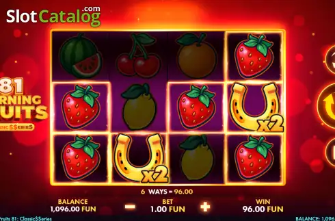 Скрин3. Burning Fruits 81: Classics Series слот