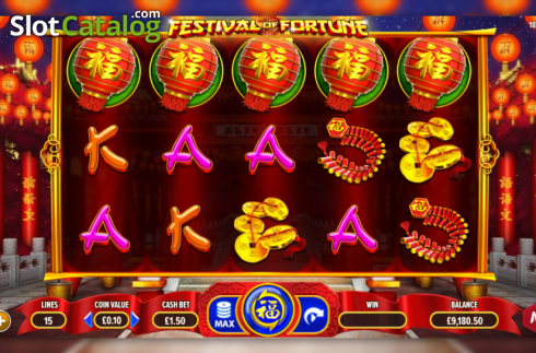 Скрин2. Festival Of Fortune слот
