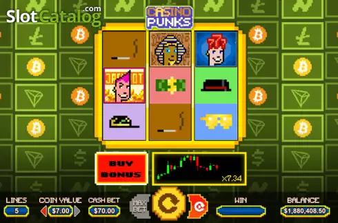 Скрин2. Casino Punks слот