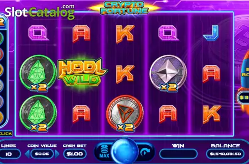 Скрин2. Crypto Fortune слот