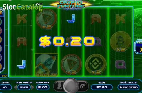 Скрин3. Crypto Fortune слот