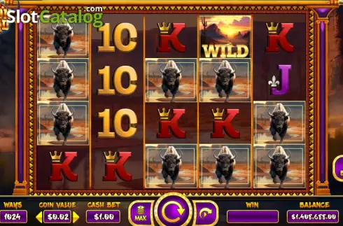 Скрин2. Bison Gold слот