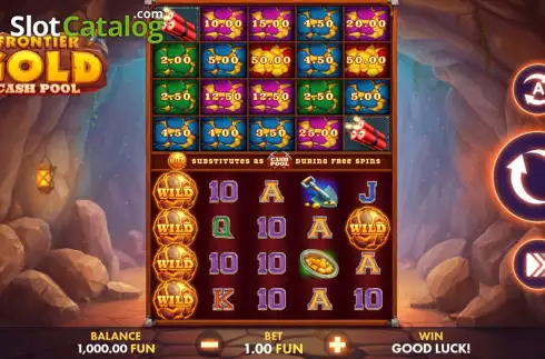 Скрин2. Frontier Gold: Cash Pool слот