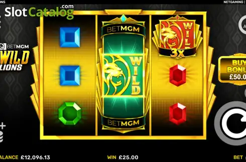 Скрин2. 3 Wild Lions слот