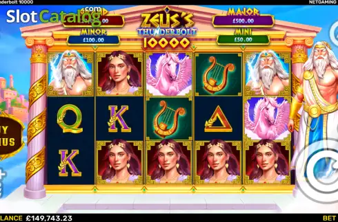 Скрин3. Zeus's Thunderbolt 10000 слот
