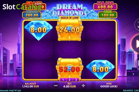 Скрин3. Dream Diamonds: Hold 'N' Link слот