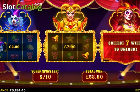 Скрин3. 3 Wild Jokers Carnival слот