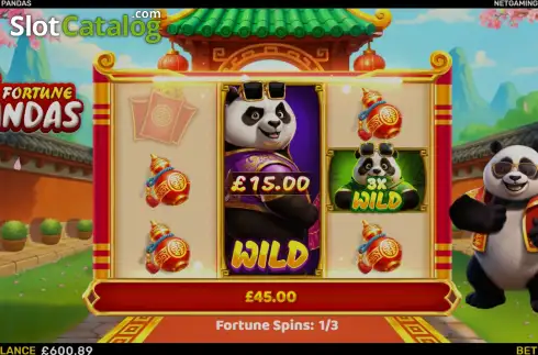 Скрин3. 3 Fortune Pandas слот